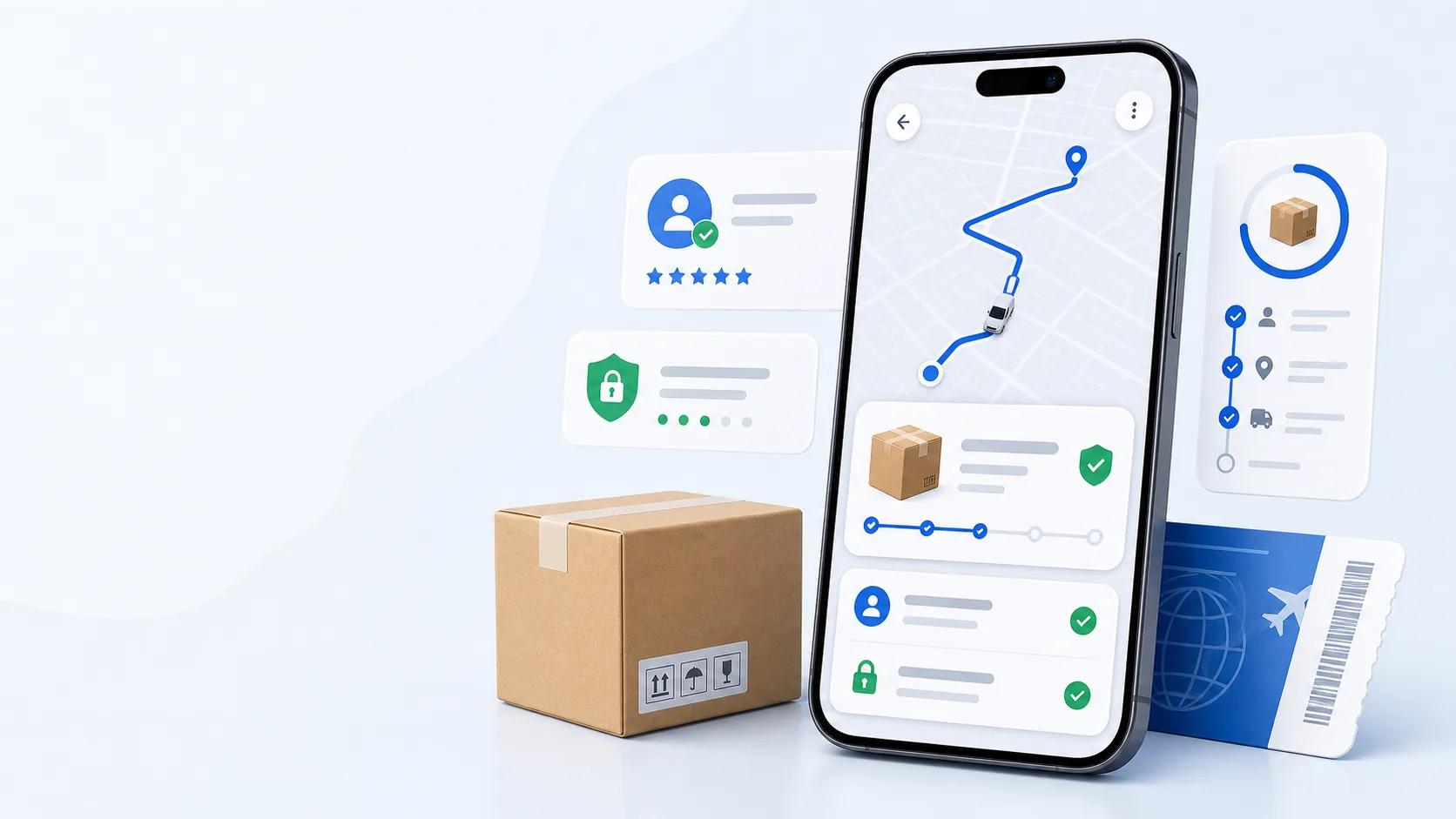 Sharetheload app tracking interface